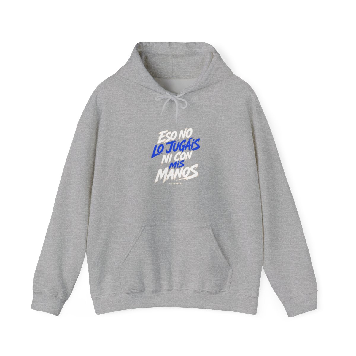 AuronPlay "Eso no lo jugáis ni con mis manos" Hoodie - alternate angle 2, merchandise